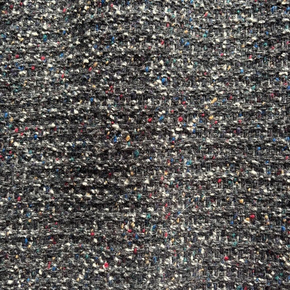 Capri Union Made Wool Tweed Jacket with Fur Scarf – Multicolor Vintage Luxury - Picture 15 of 16